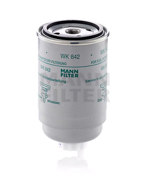 Mann Kraftstofffilter WK 842 für McCormick IHC 523, 624, 724, 824, 1255, 1455 - Bild 1 von 1