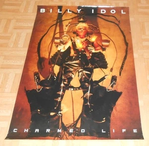 Billy Idol Charmed Life Vintage Poster 36x24 - Picture 1 of 1