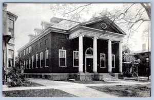 1920-30's MUSEUM & WOOD LIBRARY CANANDAIGUA NEW YORK ALBERTYPE POSTCARD - Picture 1 of 2