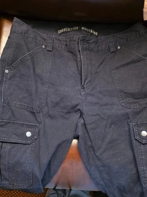 DuluthFlex Pants Womens 10x35  FireHose Relaxed Leg Cargo Pockets curve setter - Image 1 of 4