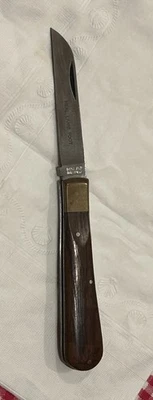 NAVAJA DE BOLSILLO VINTAGE BEXFIELD SHEFFIELD INGLATERRA PIE DE CORDERO REAL GRABADO Foto 1 de 4