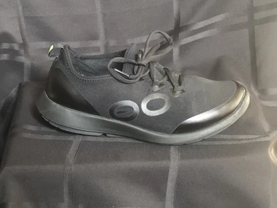 OOFOS OOmg Sport LS Low Sneaker Shoe - Black, womens sz 9 - Image 1 of 4