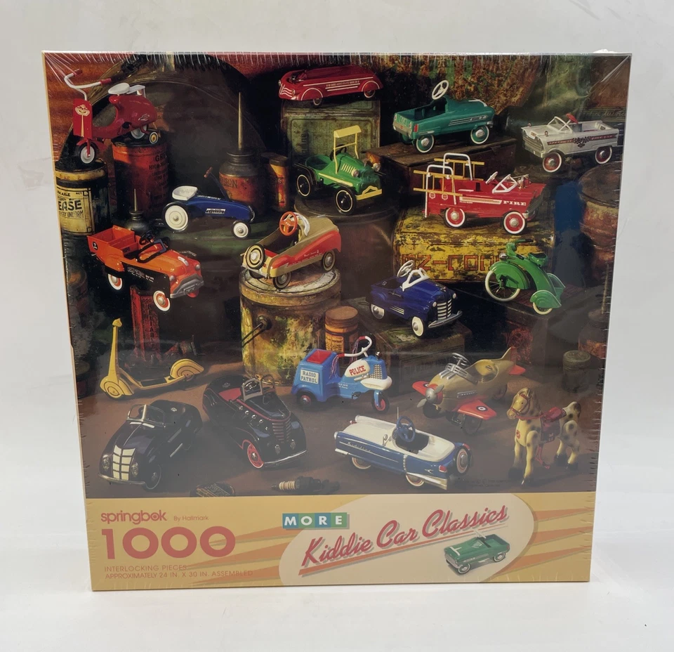 Springbok by Hallmark Kiddie Car Classics 1000 PC Jigsaw Puzzle PZL6190 24x30