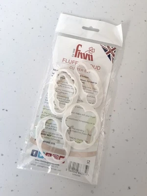FMM  FLUFFY CLOUD Cutters set Sugarcraft Cake Making pack of 5 - Image 1 of 3