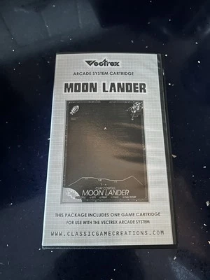 Vectrex Moon Lander Arcade Video Game By Classic Game Creations*Tested & Works* - Image 1 of 4
