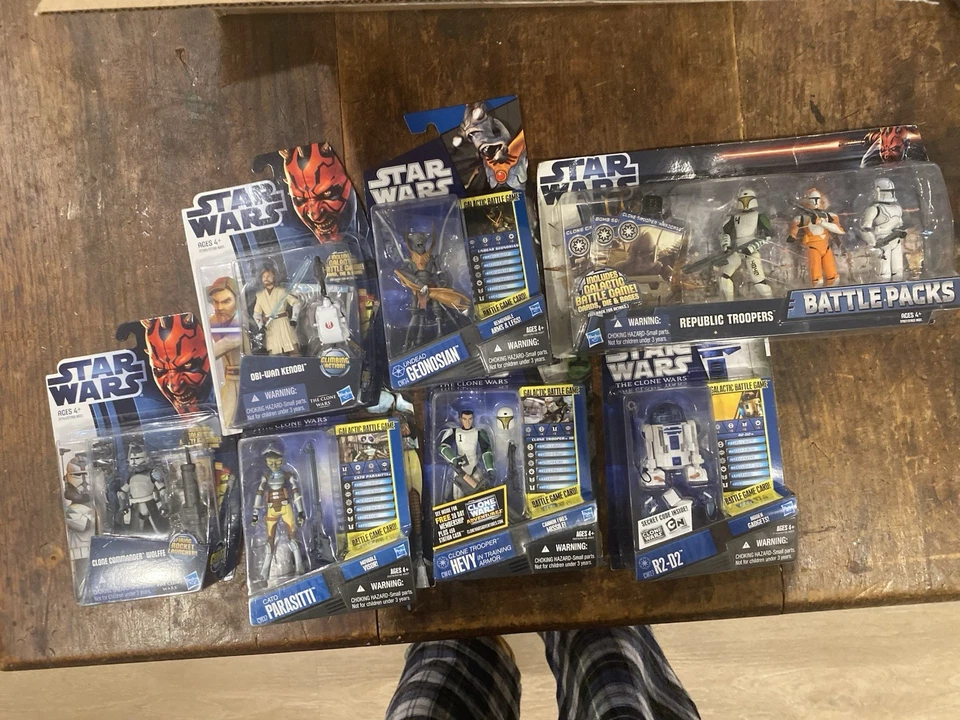 NEW & SEALED Star Wars The Clone Wars LOT - Darth Maul Packaging - Image 1 of 1