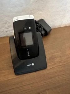 Doro Primo 414 Großtastenhandy Schwarz mit Tischladestation Senioren Handy - Bild 1 von 7
