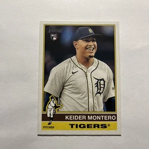 2025 Topps Heritage #41 Keider Montero Rookie Detroit Tigers RC - Picture 1 of 2