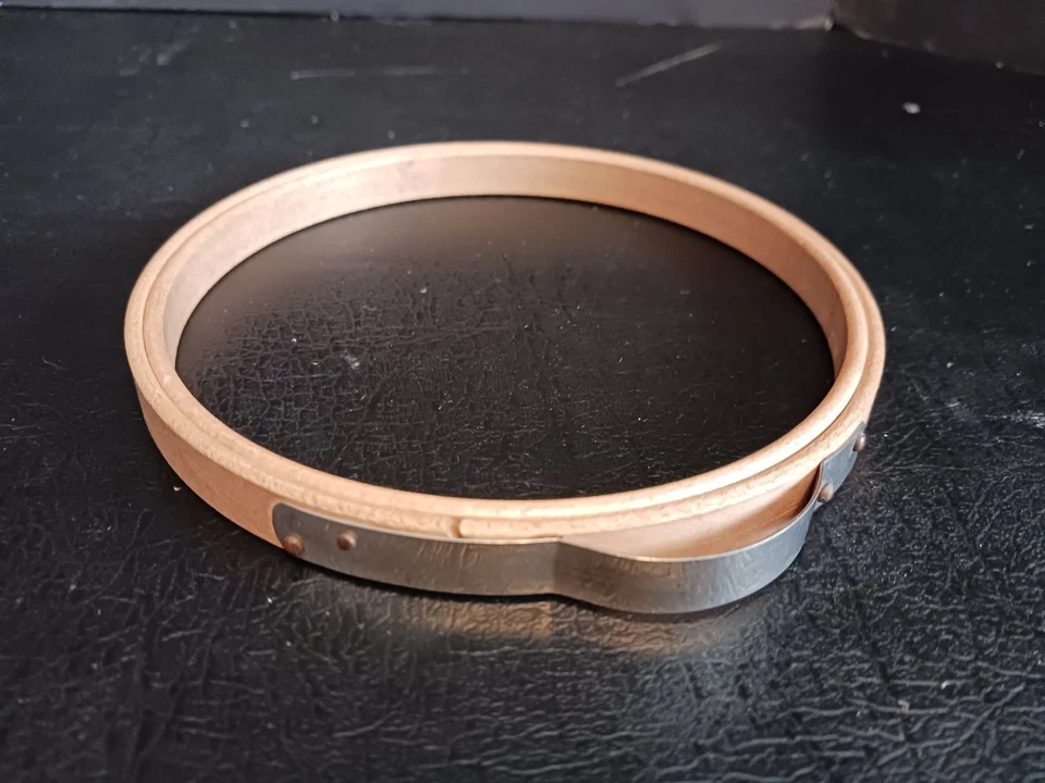 Vintage Princess 5" Adjustable Spring Tension Wood Embroidery Hoop Non-Felt - Image 1 of 4