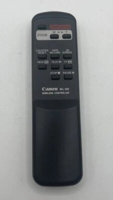 Original Canon WL-60 Remote Control for Camcorder Vintage -Battery Leak Untested - Image 1 of 3