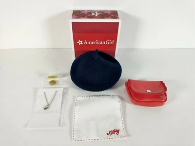 American Girl Molly's Meet Accessories 2013 Beret Bag Penny Hankie Locket - Image 1 of 4