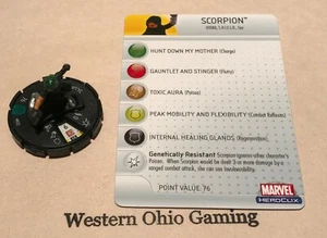 Heroclix Scorpion #032 USED Marvel Captain America Single Figure - Picture 1 of 1