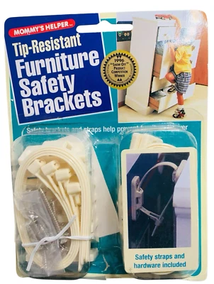 Soportes de seguridad para muebles resistentes a las puntas de ayudante de mamá nuevos precintados Foto 1 de 4