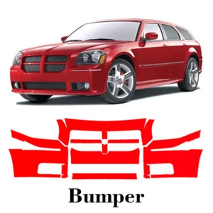 Front bumper PreCut PPF Paint Protection Film For Dodge Magnum SRT8 2006-2007 - Picture 1 of 7
