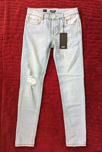 Hudson Kids Youth Girl's Light Skinny Jeans Size 14 Distressed - Picture 1 of 9