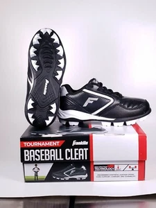 Franklin Tournament Baseball Cleat Sport Shoes Kids Children Youth Size 10 Team - Picture 1 of 7