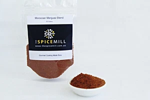 Moroccan Merguez Spice - Mild Blend - 50 grams-GLUTEN FREE - Made in Australia - Picture 1 of 3