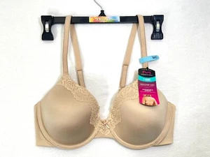 NWT Maidenform 36C Comfort Devotion Extra Coverage T-Shirt Bra 9404 Latte Lift - Picture 1 of 9