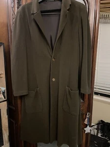 yohji yamamoto Cashmere Wool Blend Coat, Size M, Cut Big - Picture 1 of 10
