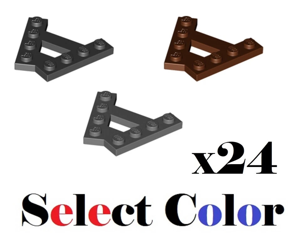 LEGO Lote de 24 Placas A (A) 4M 45° 15706 Foto 1 de 1