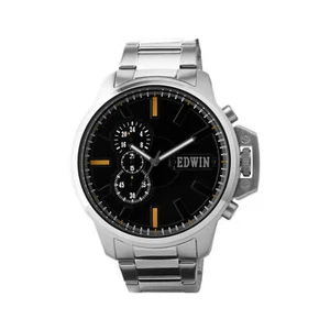 Edwin ENERGY Men's Chronograph Watch, Stainless Steel Case and Band - Picture 1 of 6
