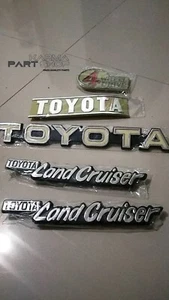 FITS FOR TOYOTA LAND CRUISER FJ40 FJ45 BJ40 BJ42 EMBLEM BADGE SET - Picture 1 of 2