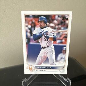 2022 Topps Series 2 #375 Mike Piazza Short Print Photo Variation SP Mets