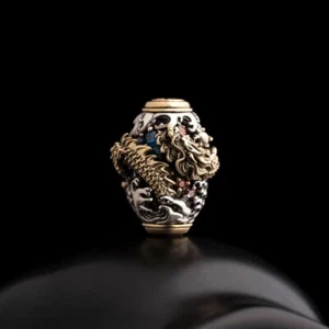 Spiral Dragon Bead for Bracelet. Oriental Jewelry. Gift for friends - Picture 1 of 9