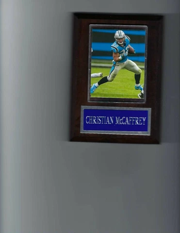 CHRISTIAN McCAFFREY PLAQUE CAROLINA PANTHERS FOOTBALL NFL Cover