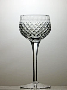 Vaso de corvejón de vino corvejón de corte de cristal Stuart 7" - 42B - Imagen 1 de 2