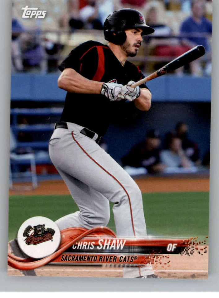 2018 Topps Pro Debut #19 Chris Shaw Sacramento River Cats - Image 1 of 1