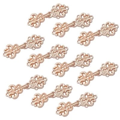 Clips de Gilet 10 Paires D'Attaches de Cape de Fleurs Creuses Vintage Coudre ... - Photo 1/4