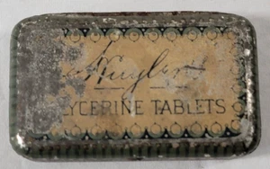 VINTAGE ~ Glycerintabletten bei Halsschmerzen ~ leere Dose ~ verschließbar - Bild 1 von 20