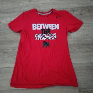 University Of Georgia Bulldogs Nike DriFit NCAA Between The Hedges TShirt Kids L - Picture 1 of 15