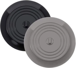 2pcs Silicone Floor Drain Plug Cover Kitchen Bath Tub Sink Rubber Water Stopper - Picture 1 of 6