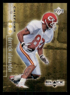 1998 Black Diamond Rookies Triple #42 Derrick Alexander /1500 - Image 1 of 2