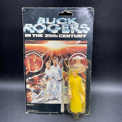Boneco de ação vintage Buck Rogers - DRACO - 1979 MEGA no cartão - Imagem 1 de 4
