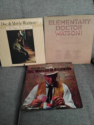 Lot: Doc Watson (Good Deal In Nashville, Elementary, Two Days in November) vinyl - Image 1 of 4