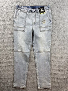 Art Class Jeans Boys Size 14 Super Skinny Pull on Denim Light Wash - Picture 1 of 6