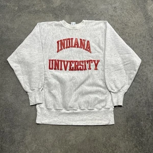 Vintage Champion Indiana University Reverse Weave Crewneck Sweatshirt XL - Picture 1 of 5