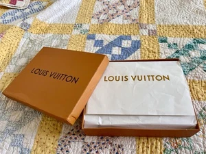 Original Louis Vuitton Schuhe Leerkarton 11”x9”x3” Aufbewahrung Orange - Bild 1 von 6