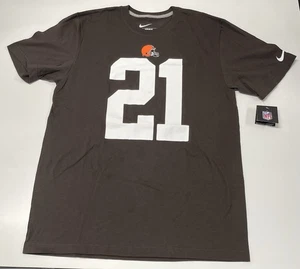 Neu mit Etikett Cleveland Browns #21 Justin Gilbert T-Shirt Trikot-Stil NIKE T-Shirt Large - Bild 1 von 6