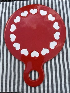 Waechtersbach Trivet Heart Round 8” Trivet Cheese Board Germany Cottage Decor (M - Picture 1 of 3