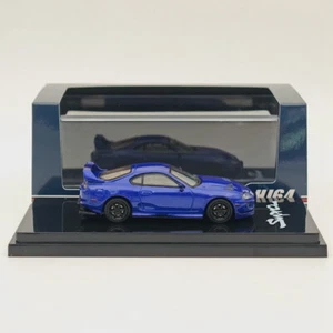 1:64 Hobby Japan Toyota SUPRA JZA80 JDM CUSTOMIZED VERSION BLUE MICA METALIC US - Picture 1 of 6