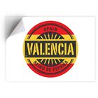 1 x Vinyl Aufkleber A4 - Valencia Spanien Königreich Spanien Reise #6015