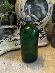 Vintage Antique German’s Green Seltzer Bottle - Picture 1 of 6