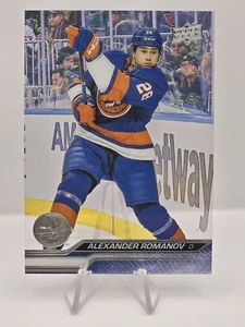 2023-24 Upper Deck #366 Alexander Romanov Clear Cut - Picture 1 of 2