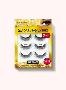 ABSOLUTE NEW YORK 5D DARLING LASHES 3 PAIR MULTI PACK - ELDM04 ROXIE - Picture 1 of 1