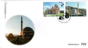 Kosovo Stamps 2024. Religious objekts: Mosques, Monastery. FDC MNH - Picture 1 of 1