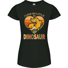 I Love My Little Dragon Bearded Dragon Womens Petite Cut T-Shirt